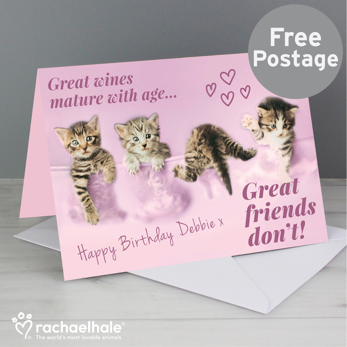 Personalised Rachael Hale 'Great Friends' Card from Heartfelt Gifts