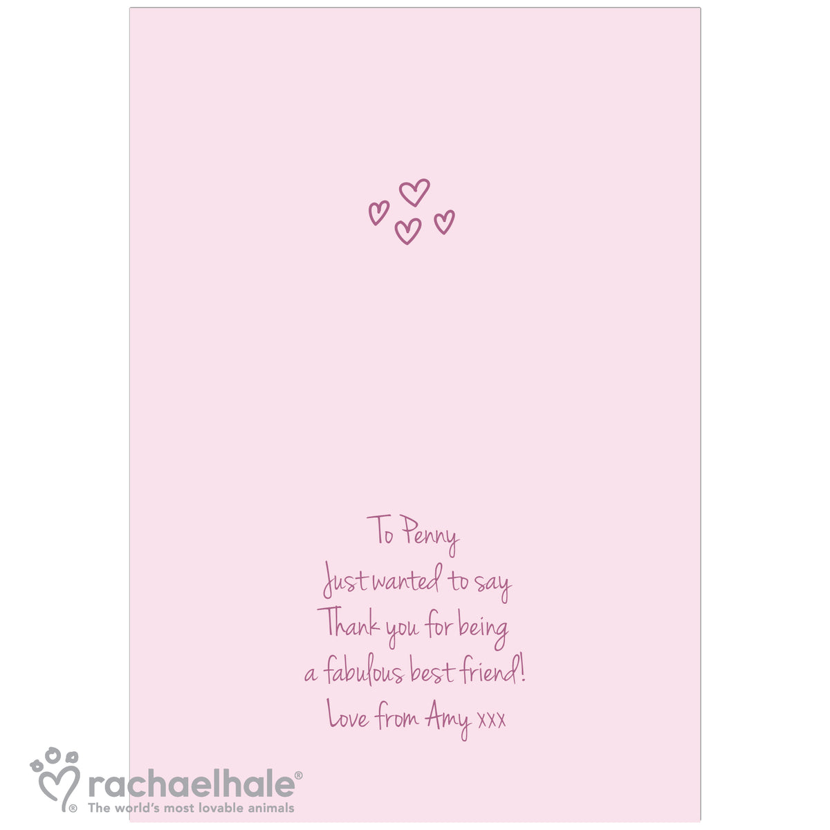 Personalised Rachael Hale 'Great Friends' Card - image 3
