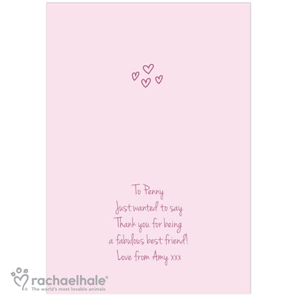 Personalised Rachael Hale 'Great Friends' Card - image 3