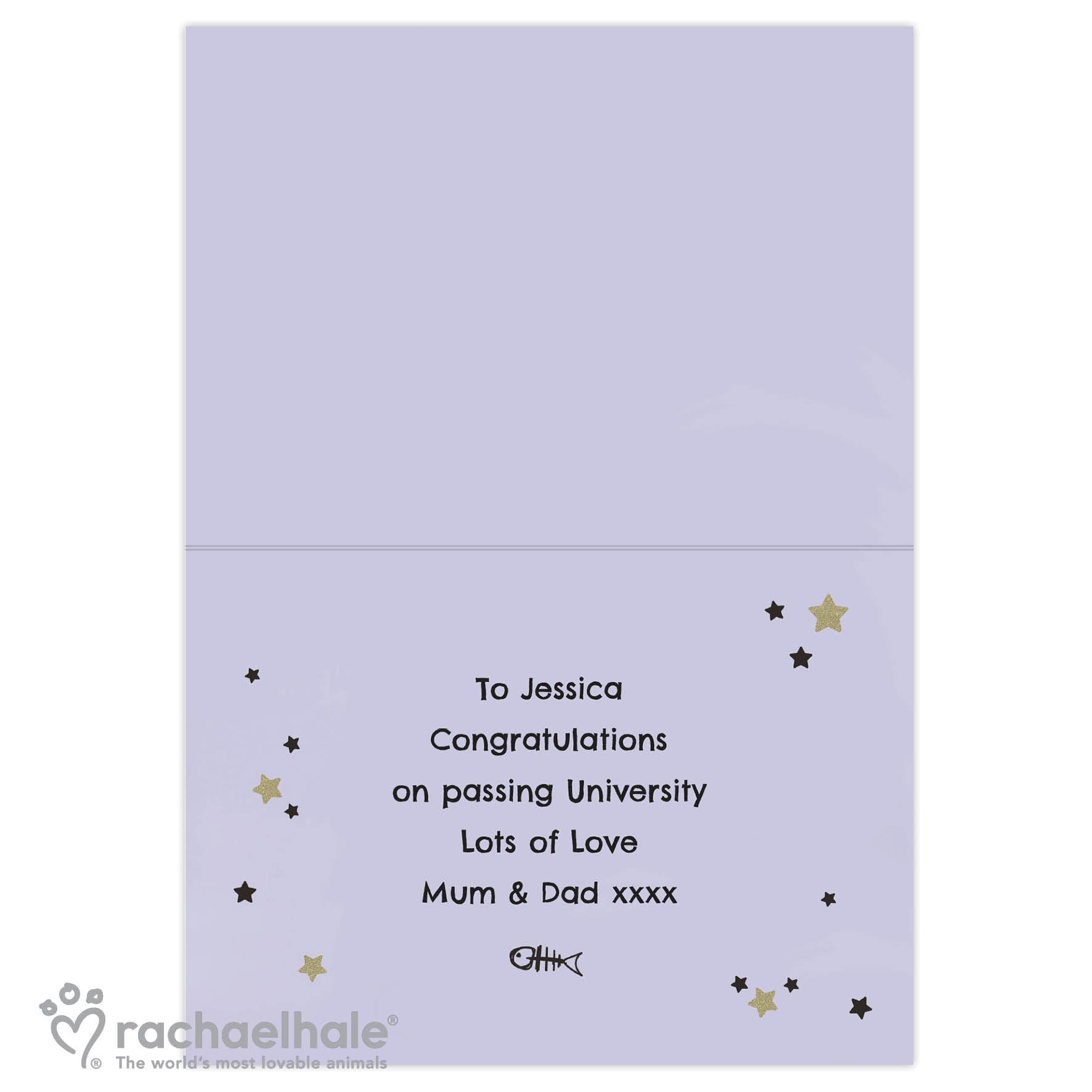 Personalised Rachael Hale You're the Cats Whiskers Card - image 3