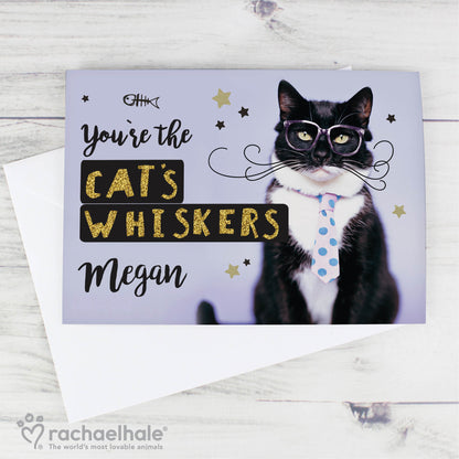 Personalised Rachael Hale You're the Cats Whiskers Card - image 4