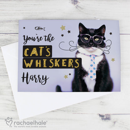 Personalised Rachael Hale You're the Cats Whiskers Card - image 6