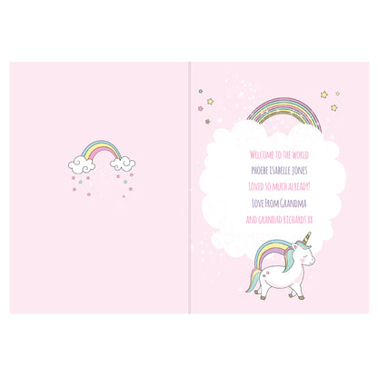 Personalised Baby Unicorn Card - image 11