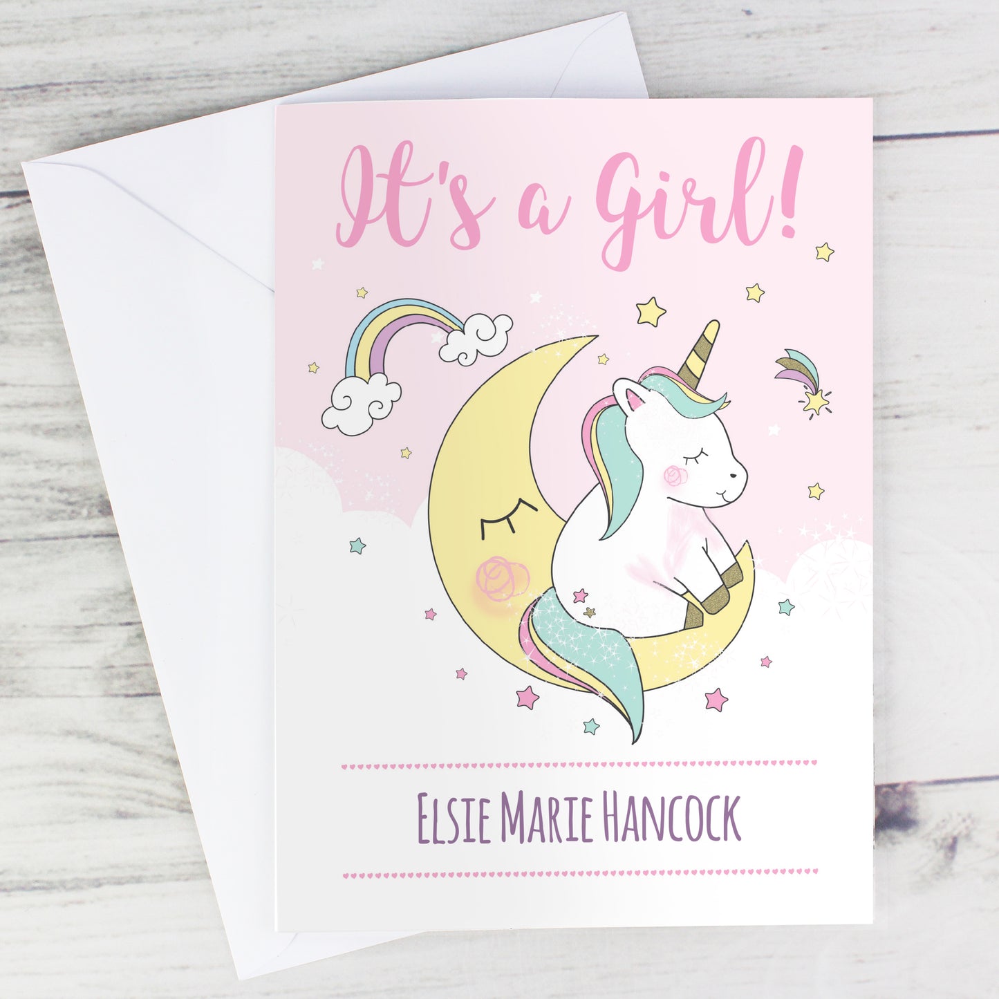 Personalised Baby Unicorn Card - image 13