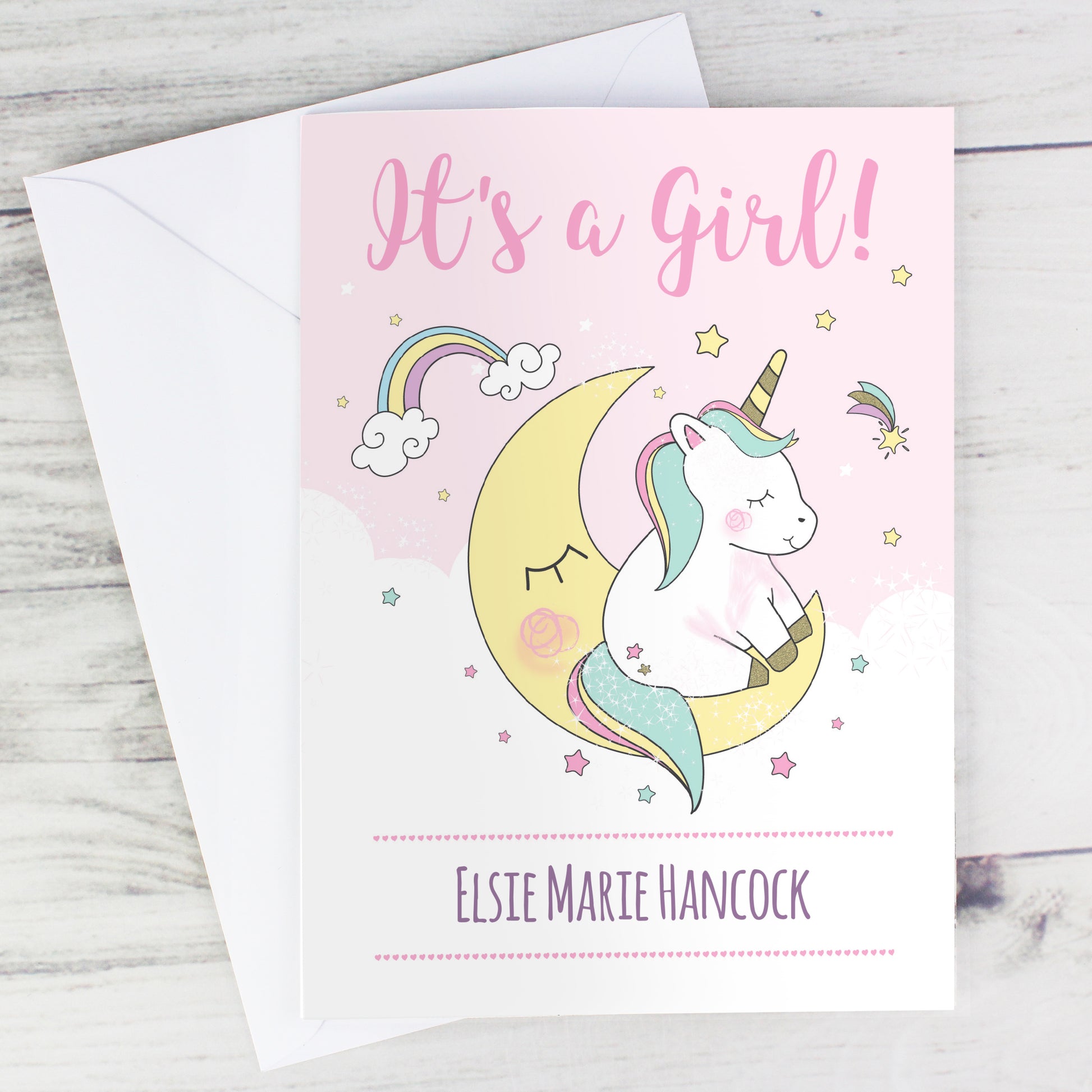 Personalised Baby Unicorn Card - image 13