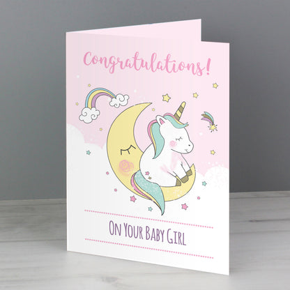 Personalised Baby Unicorn Card - image 3