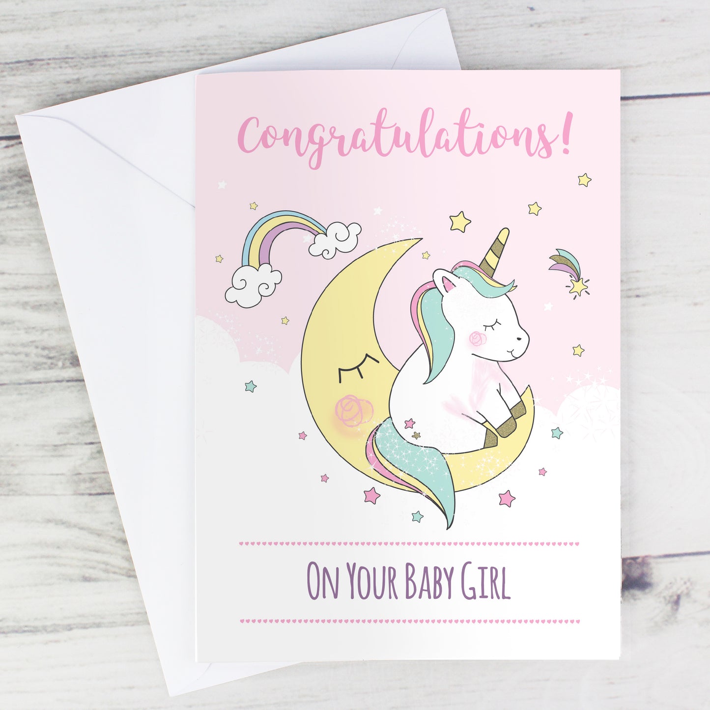 Personalised Baby Unicorn Card - image 5