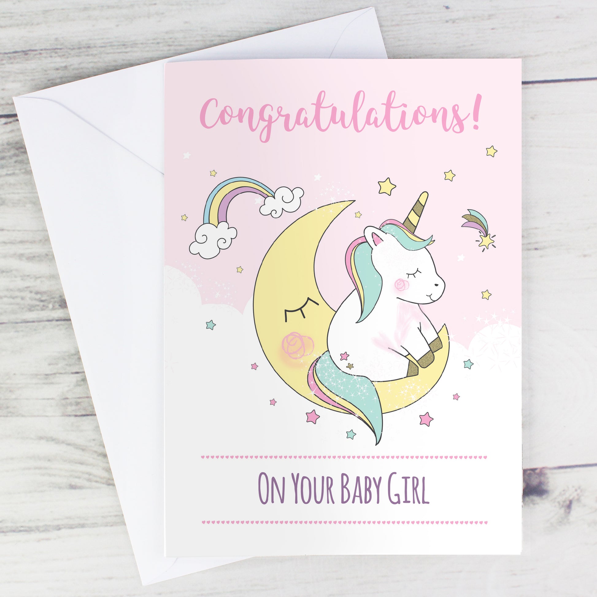 Personalised Baby Unicorn Card - image 5
