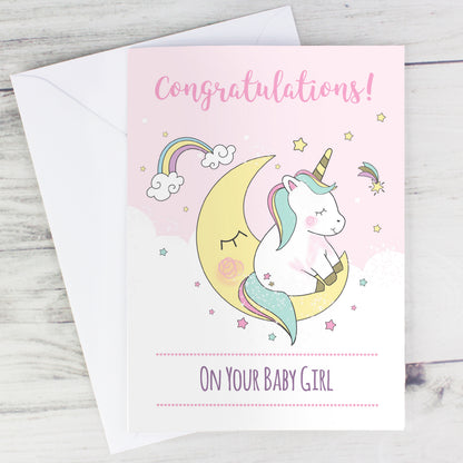 Personalised Baby Unicorn Card - image 5