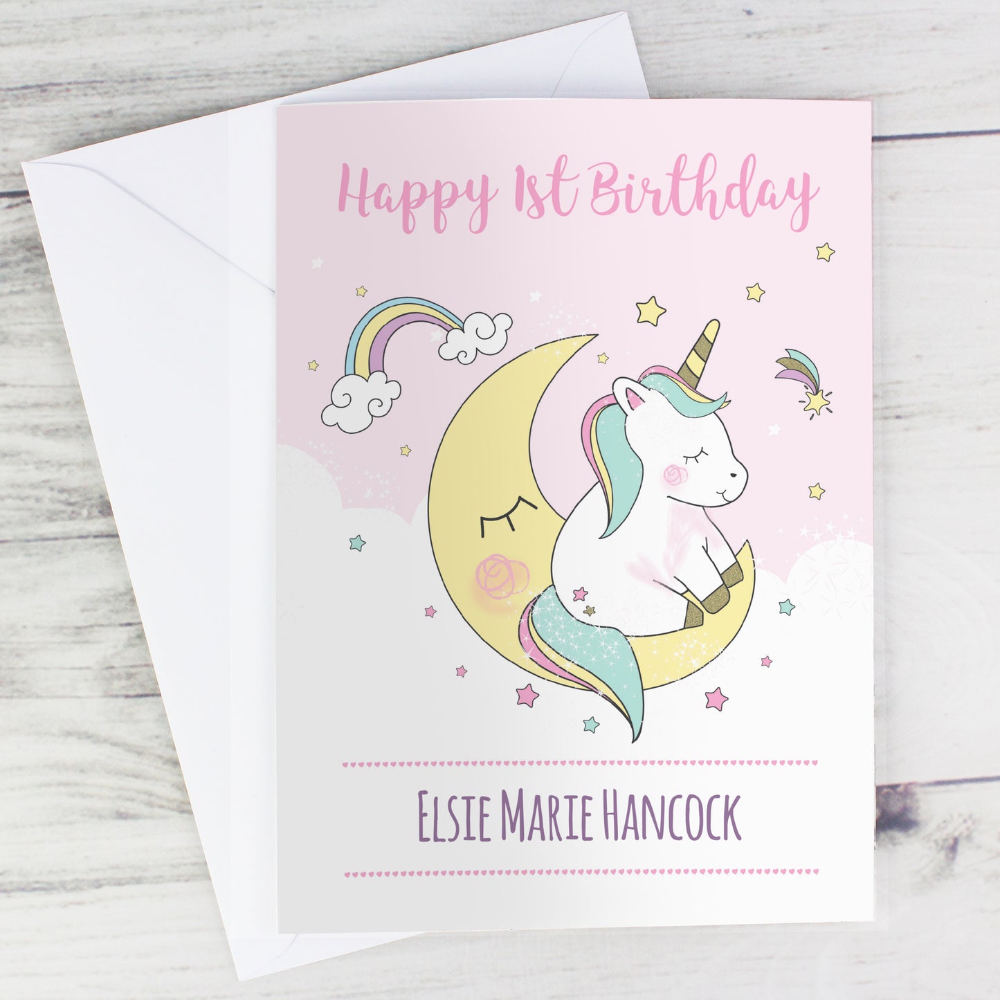Personalised Baby Unicorn Card - image 6