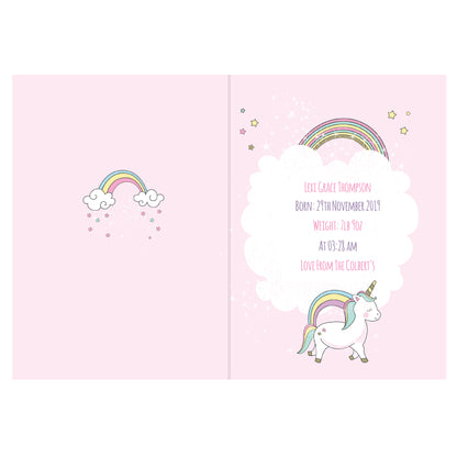 Personalised Baby Unicorn Card - image 8