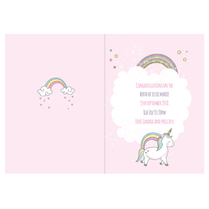 Personalised Baby Unicorn Card - image 9