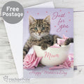 Personalised Rachael Hale 'Just for You' Kitten Card from Heartfelt Gifts