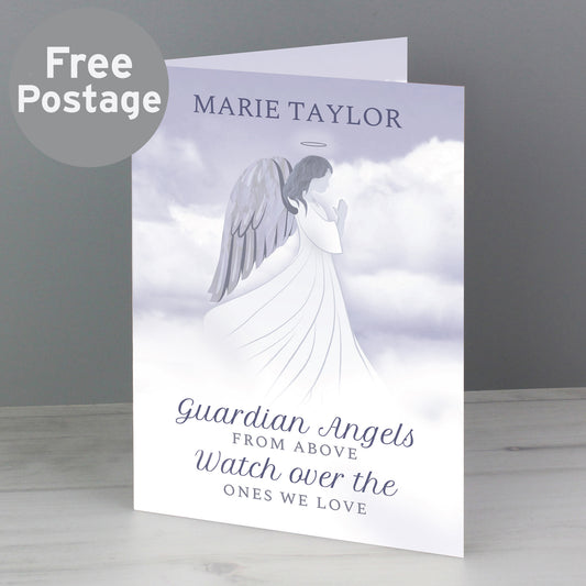 Personalised Guardian Angel Card from Heartfelt Gifts