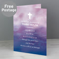 Personalised In Loving Memory Cross Card from Heartfelt Gifts