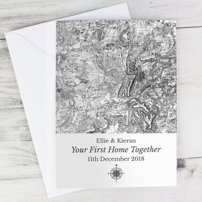 Personalised 1805 - 1874 Old Series Map Compass Card - image 9