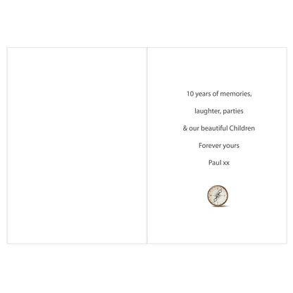 Personalised Present Day Map Compass Card - image 6