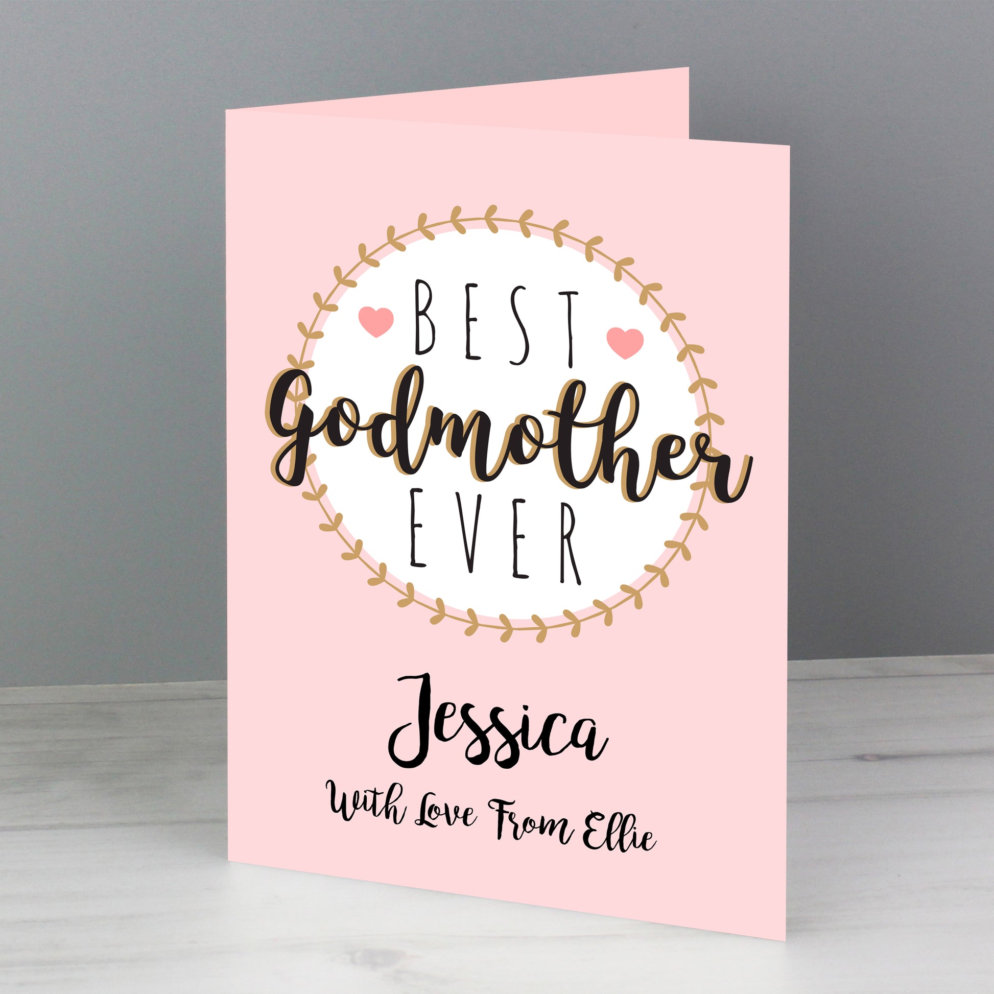 Personalised Best Godmother Card - image 4