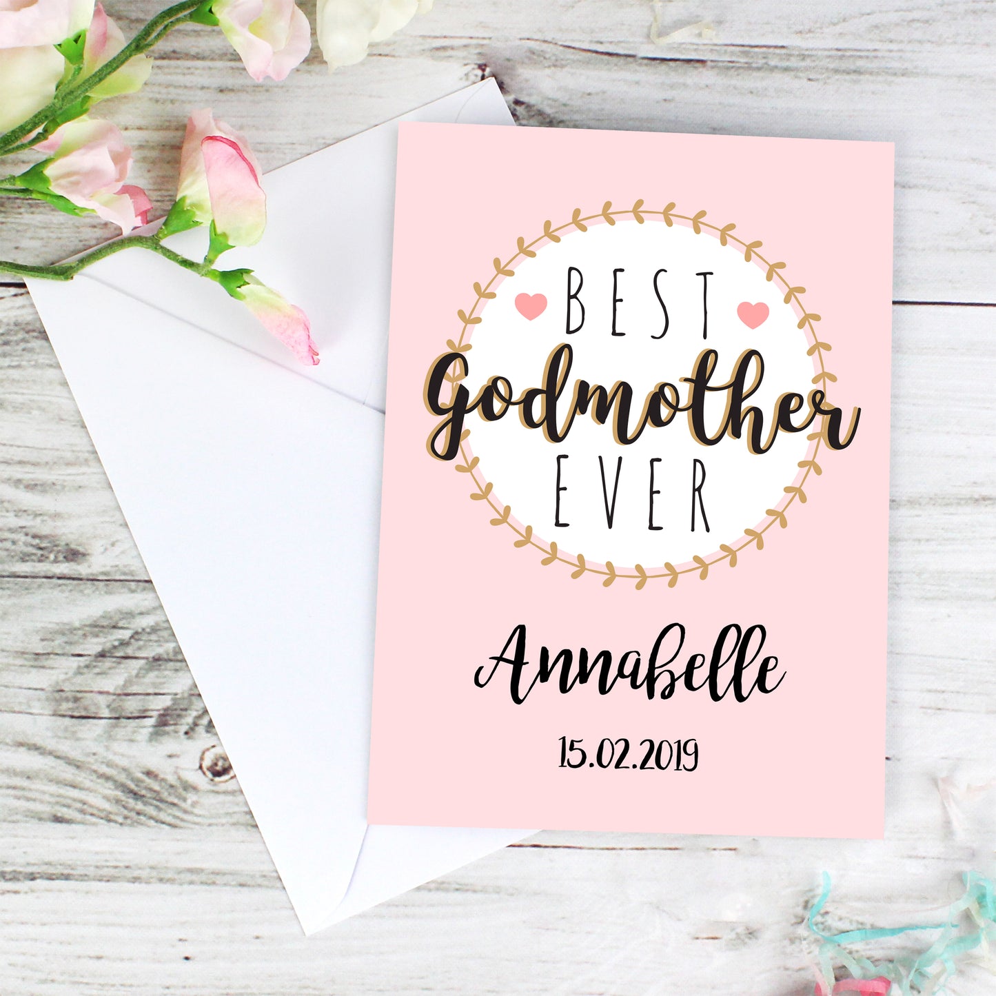 Personalised Best Godmother Card - image 6