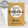 Personalised Best Godfather Card