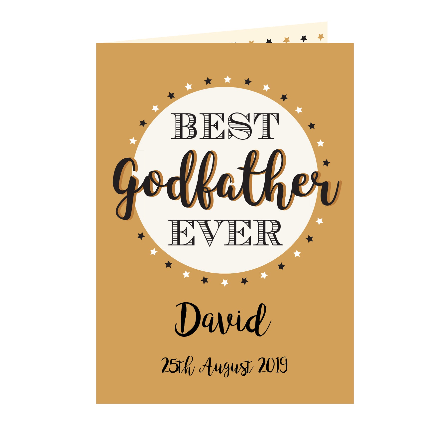 Personalised Best Godfather Card - image 2
