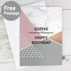 Personalised Geometric Card