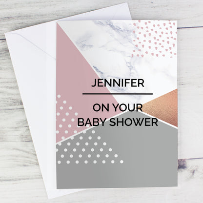 Personalised Geometric Card - image 4