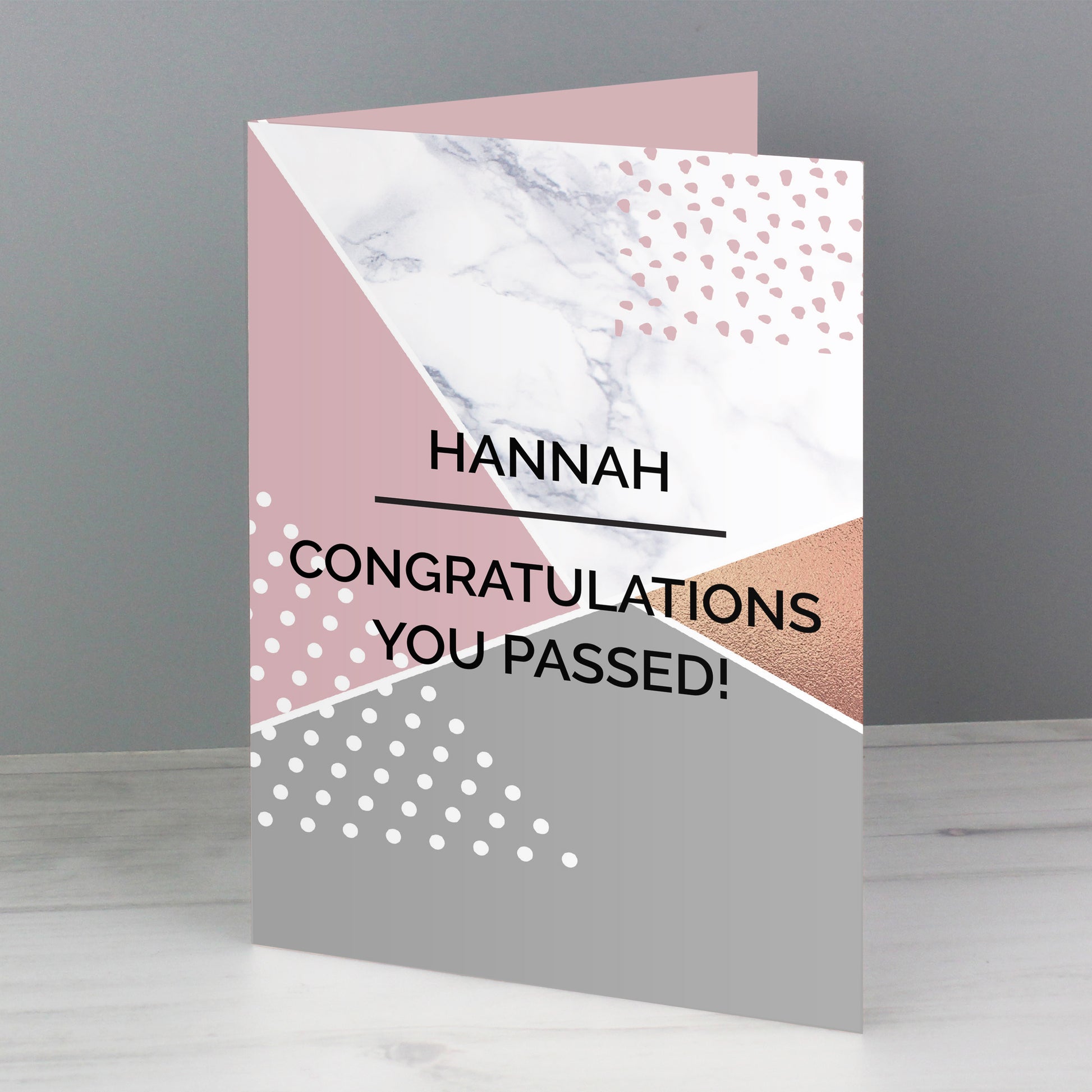Personalised Geometric Card - image 5