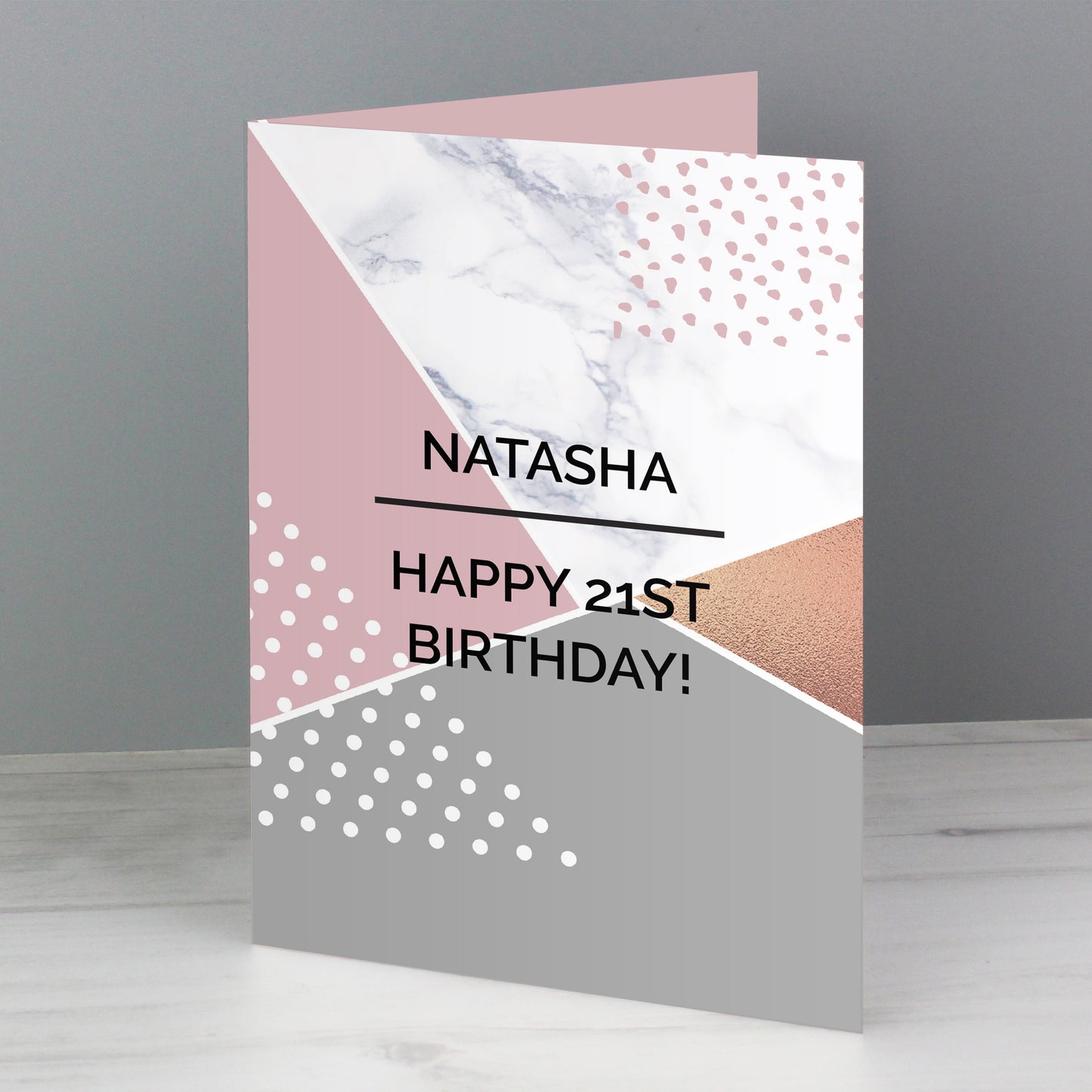 Personalised Geometric Card - image 7