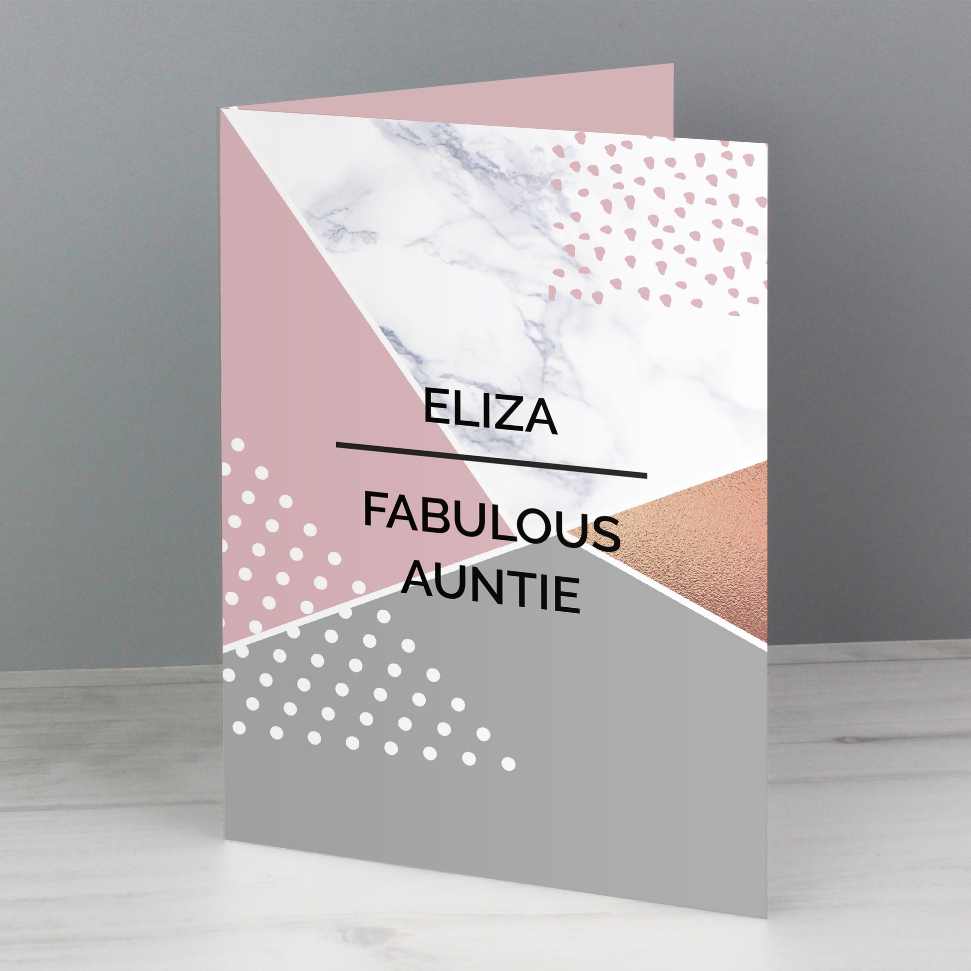Personalised Geometric Card - image 8