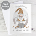 Personalised Christmas Gonk Card from Heartfelt Gifts