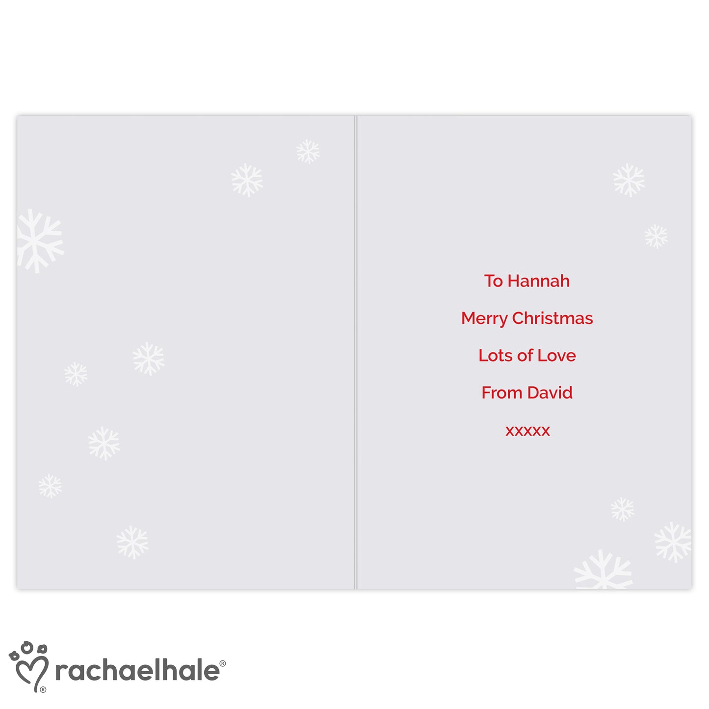 Personalised Rachael Hale Christmas Dachshund Through the Snow Card - image 7