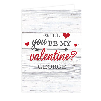 Personalised Be My Valentine Card - image 2