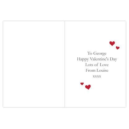 Personalised Be My Valentine Card - image 4