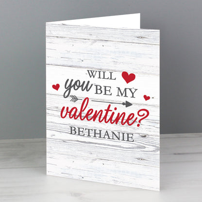 Personalised Be My Valentine Card - image 5