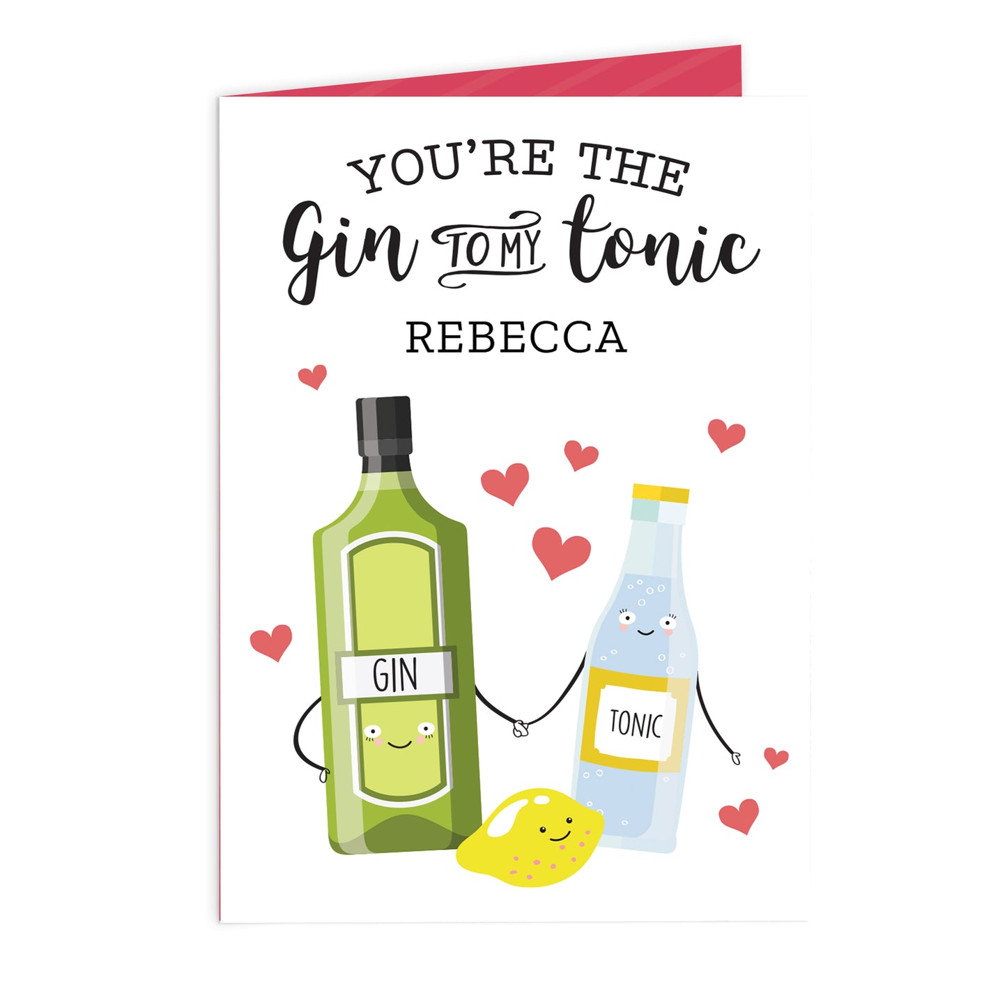 Personalised 'Gin to My Tonic' Card - image 2