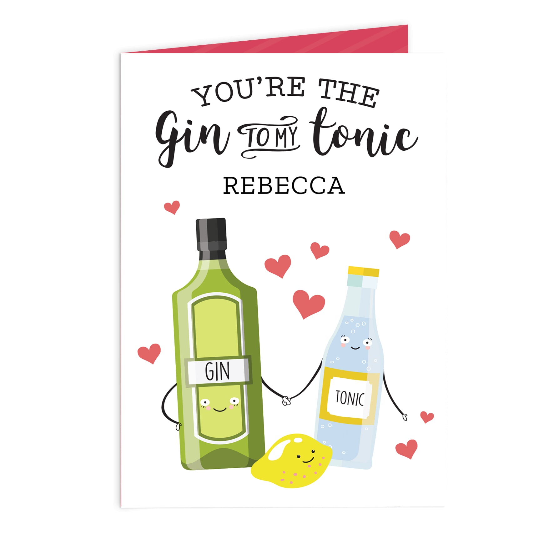 Personalised 'Gin to My Tonic' Card - image 2