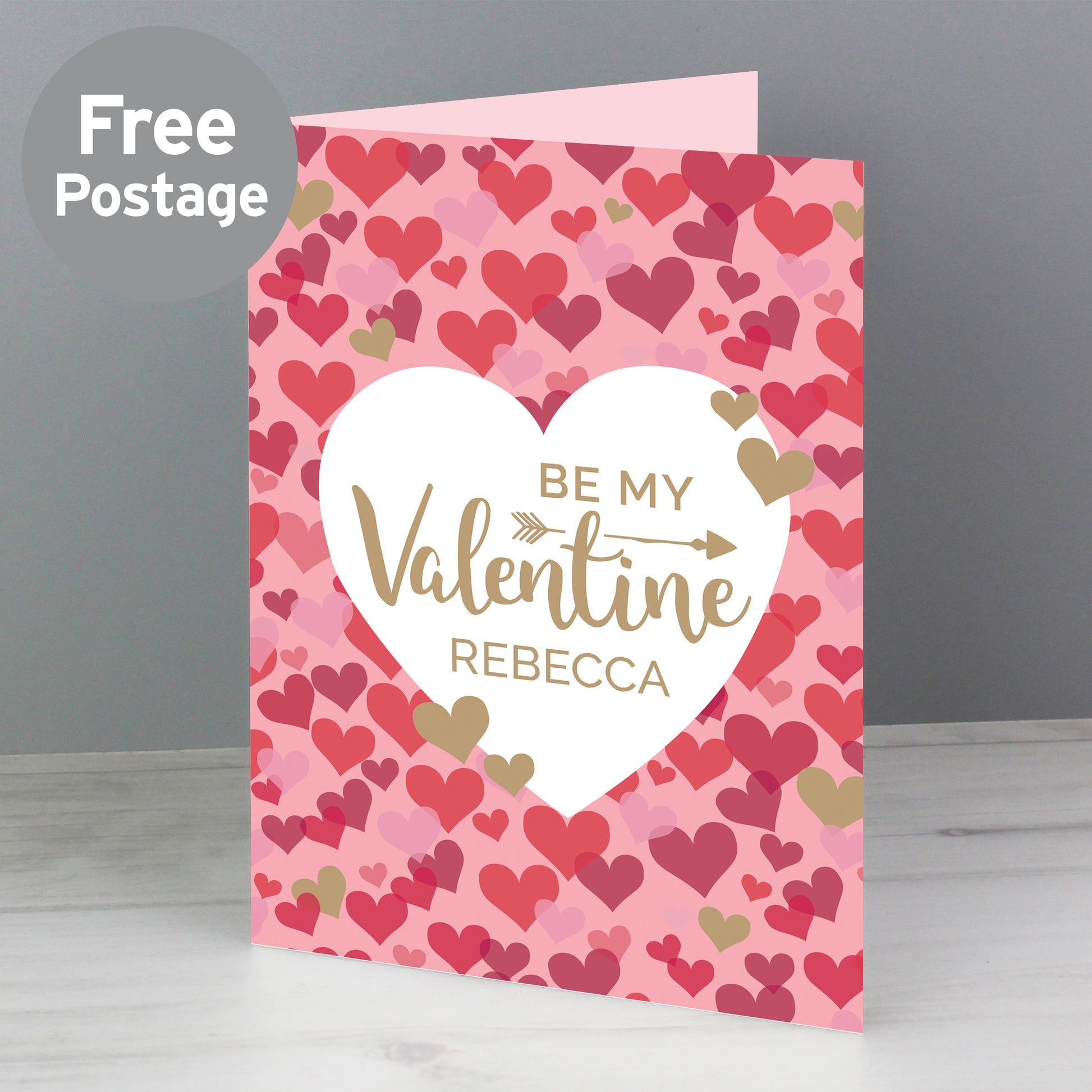 Personalised Valentine's Day Confetti Hearts Card from Heartfelt Gifts