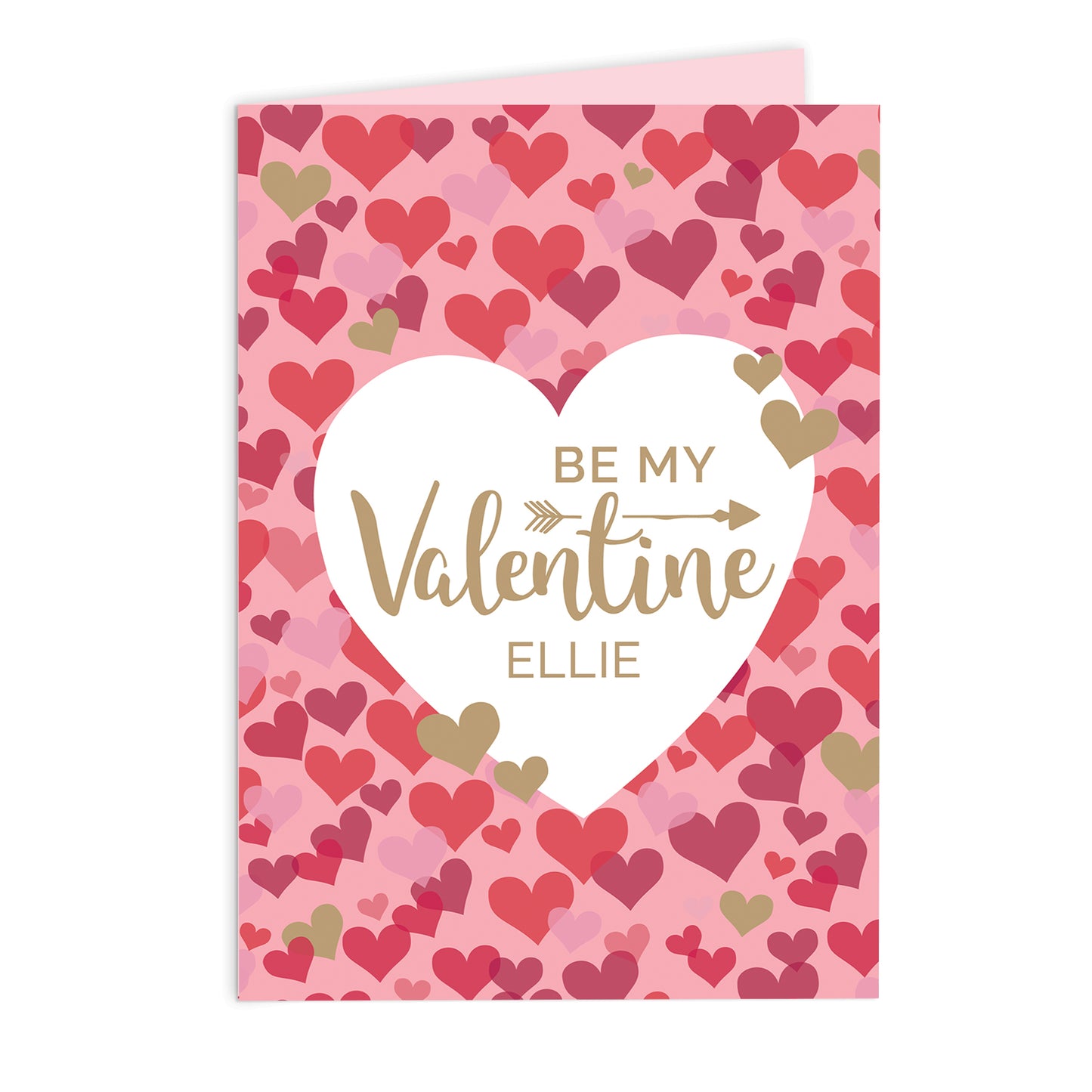 Personalised Valentine's Day Confetti Hearts Card - image 2