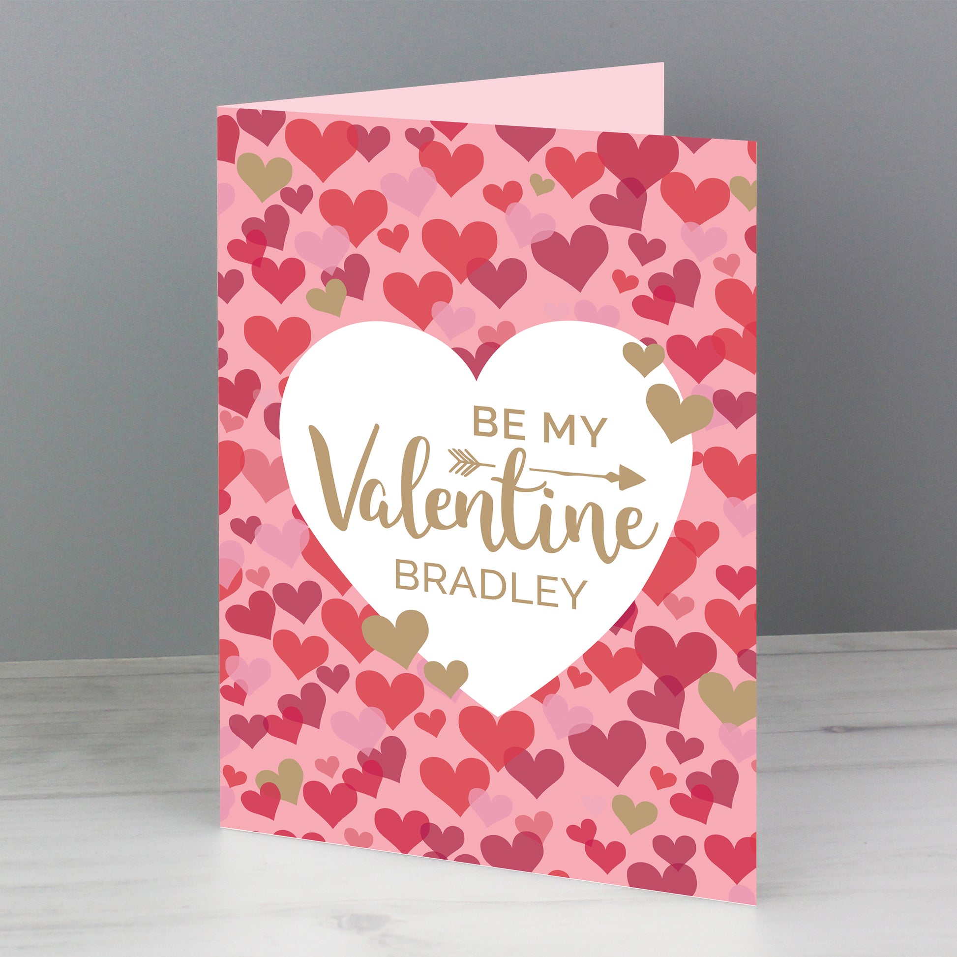 Personalised Valentine's Day Confetti Hearts Card - image 3