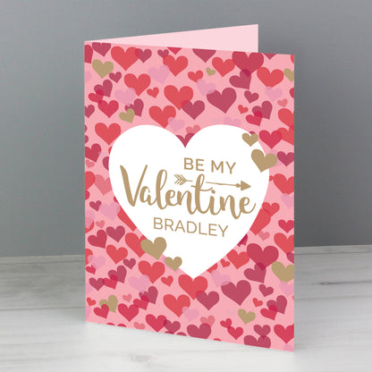 Personalised Valentine's Day Confetti Hearts Card - image 3