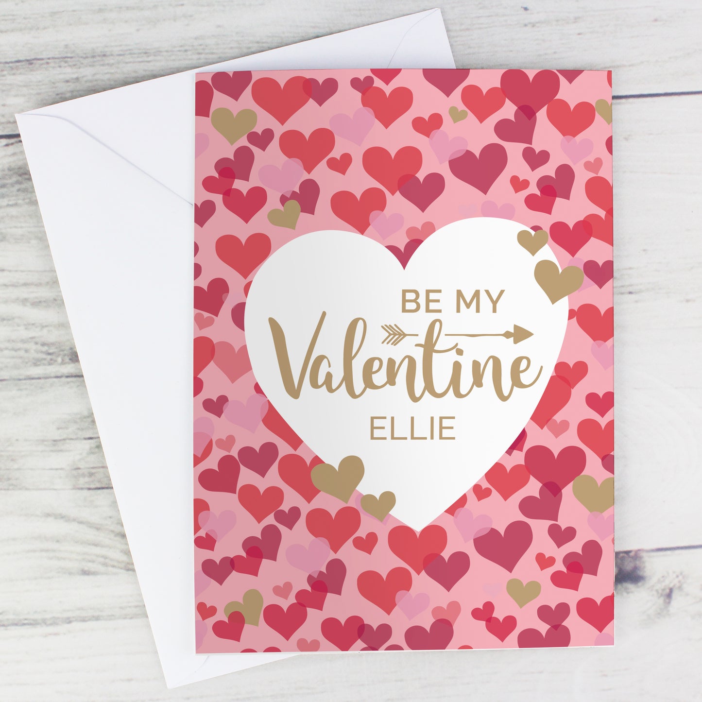 Personalised Valentine's Day Confetti Hearts Card - image 5
