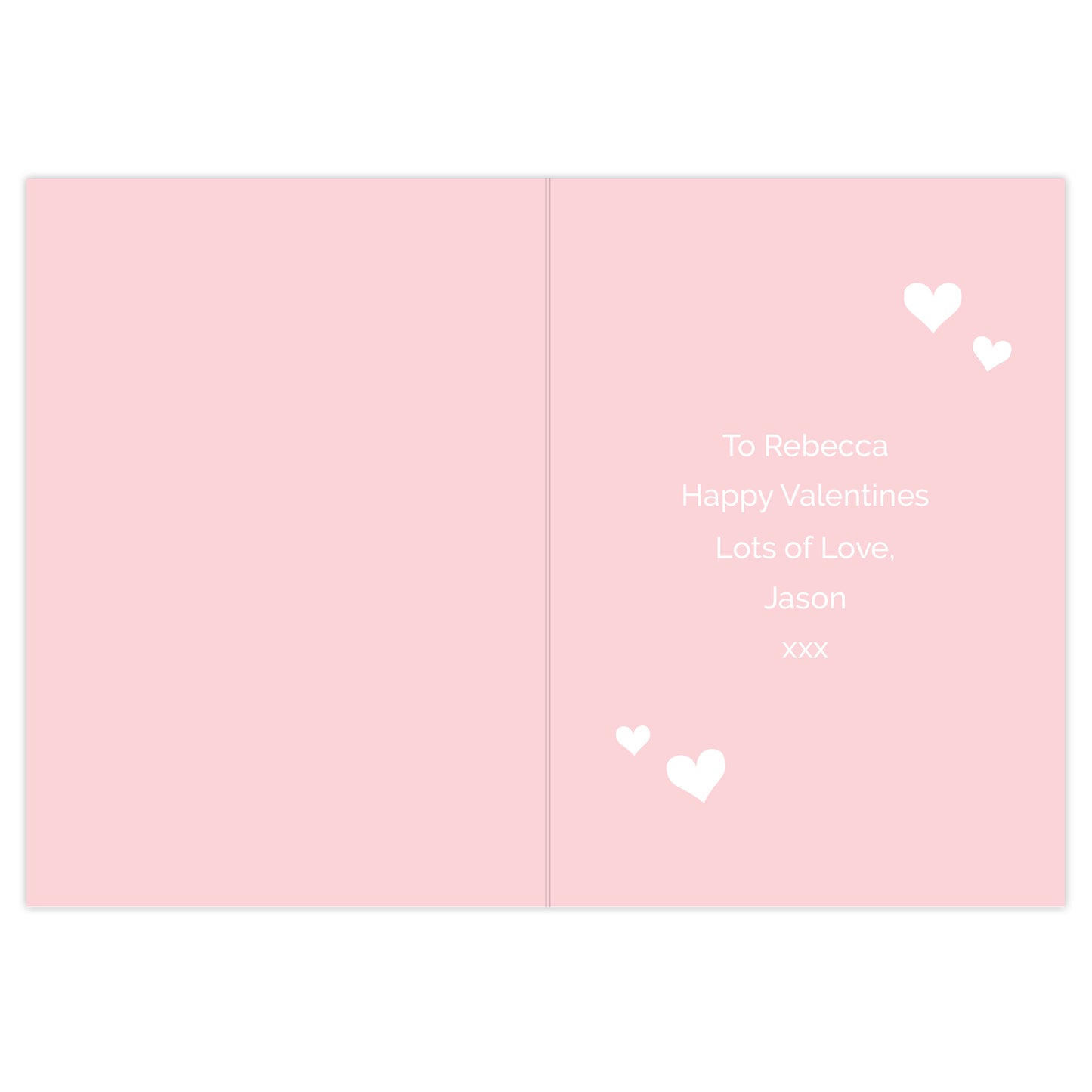 Personalised Valentine's Day Confetti Hearts Card - image 6
