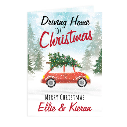 Personalised 'Driving Home For Christmas'' Card - image 2
