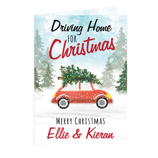 Personalised 'Driving Home For Christmas'' Card - image 2