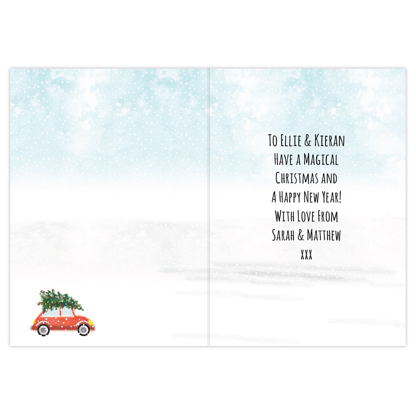 Personalised 'Driving Home For Christmas'' Card - image 5