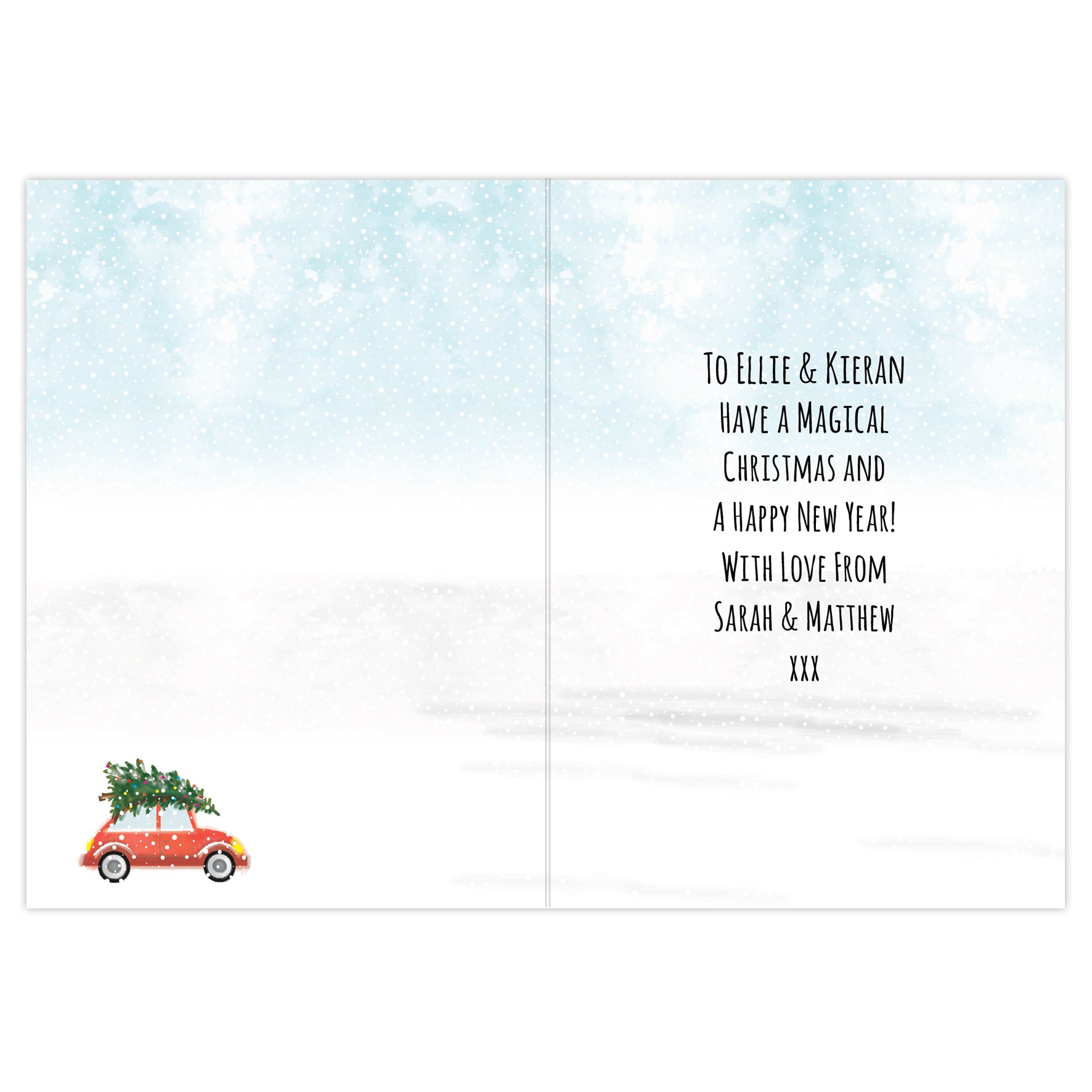 Personalised 'Driving Home For Christmas'' Card - image 5