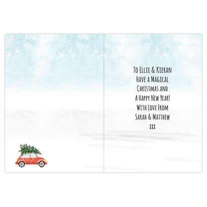 Personalised 'Driving Home For Christmas'' Card - image 5