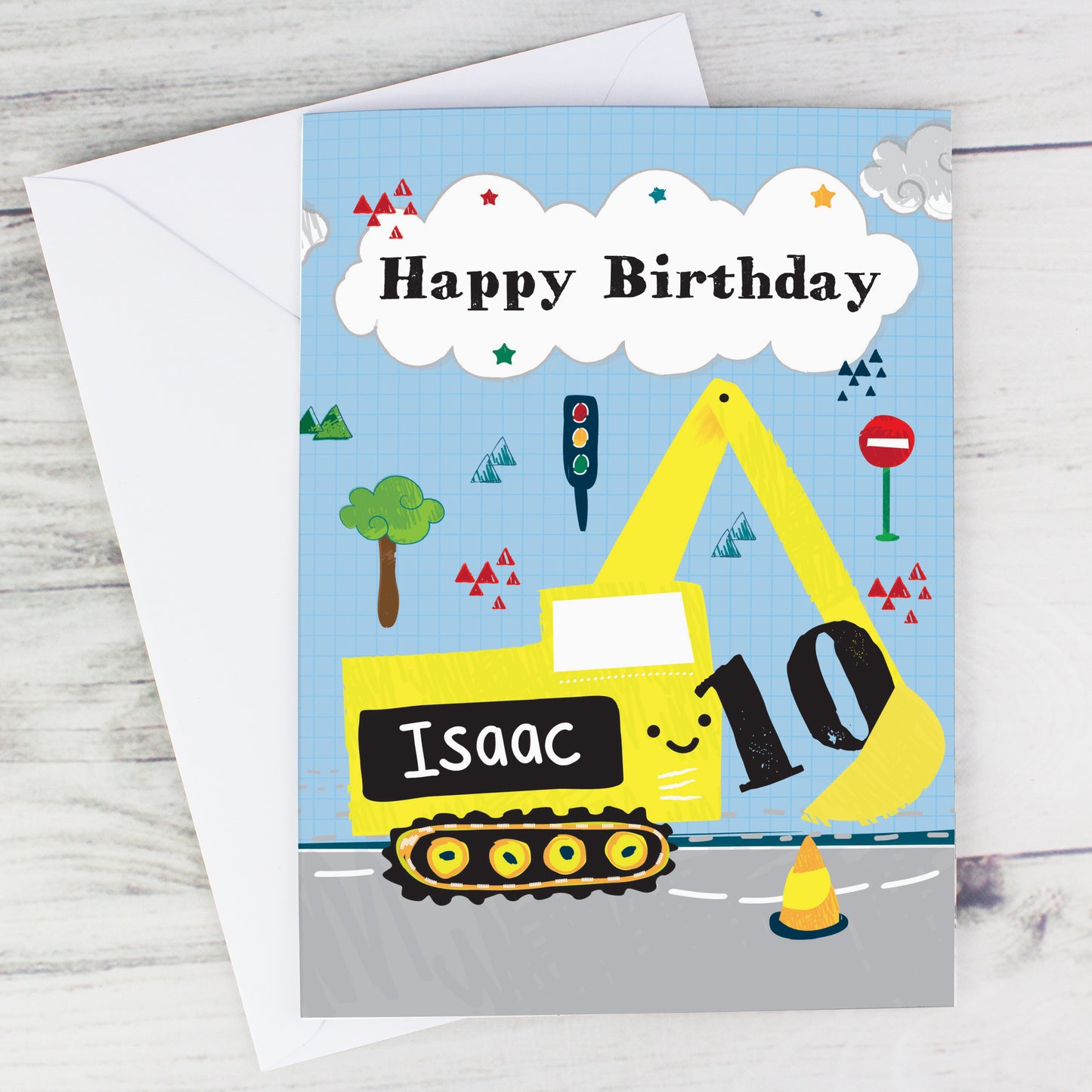 Personalised Digger Birthday Card - image 5