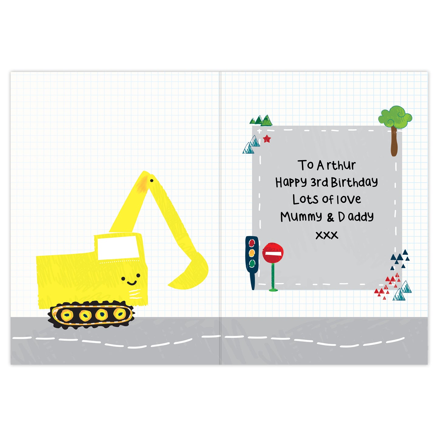 Personalised Digger Birthday Card - image 7